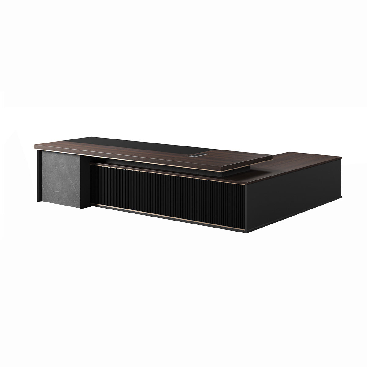 Luxurious Executive Desk with Thick Base