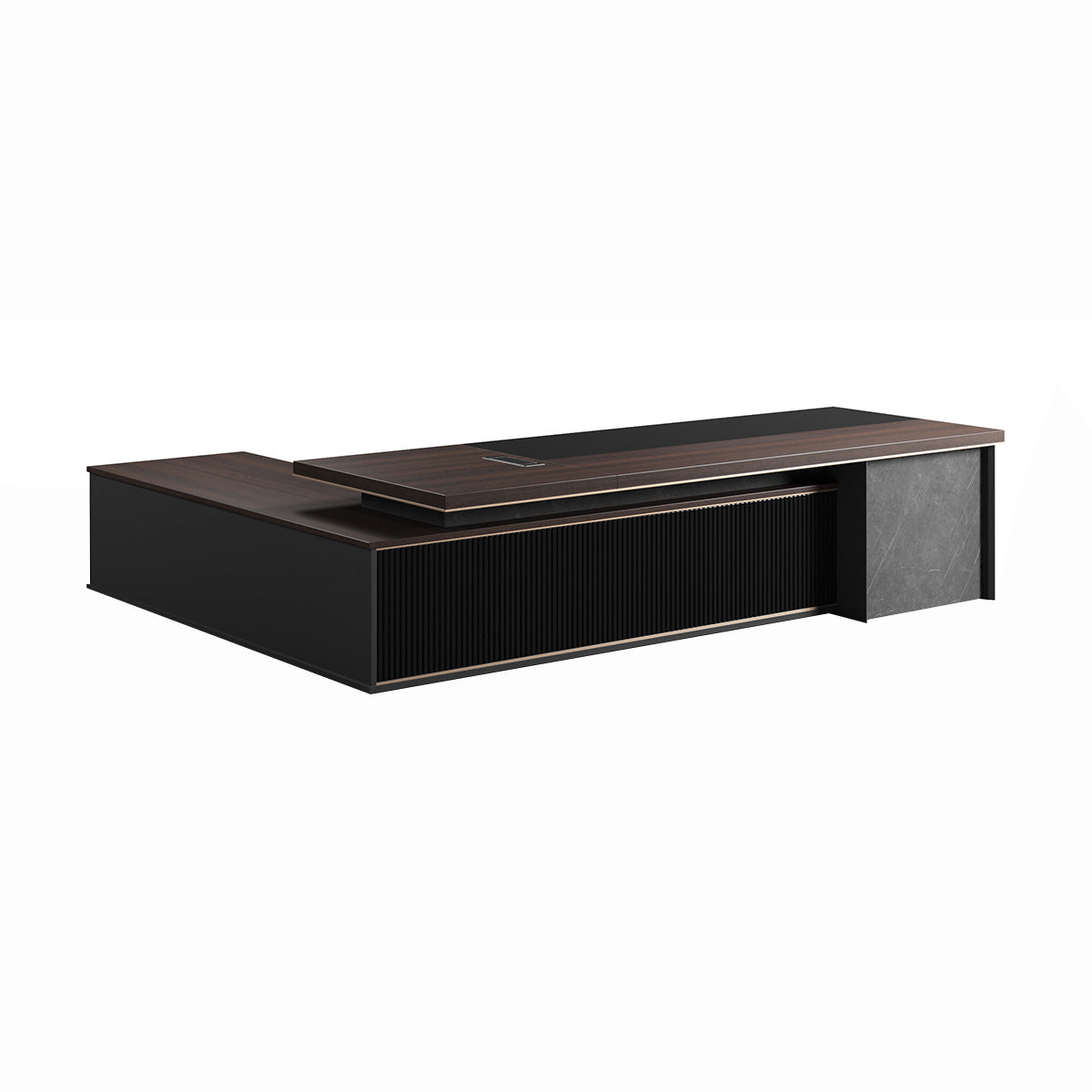 Luxurious Executive Desk with Thick Base