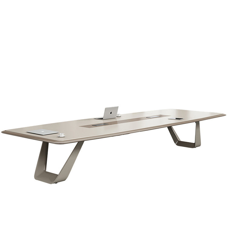 Modern Light luxury Lacquer Conference Table