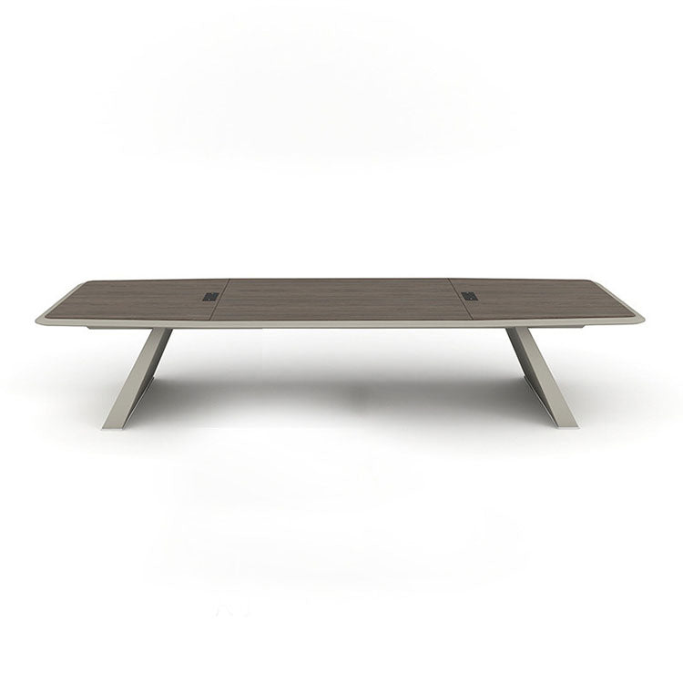 Simple Modern Large Conference Table for Multiple People