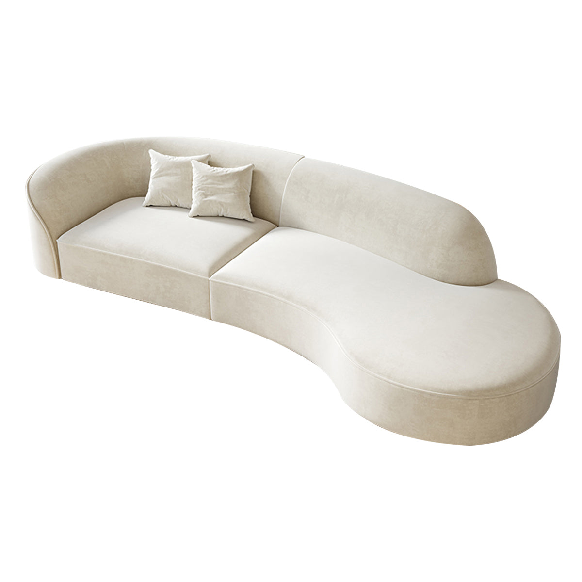 Luxury Creamy White Sofa for Living Room & Lounge（Stock Items）