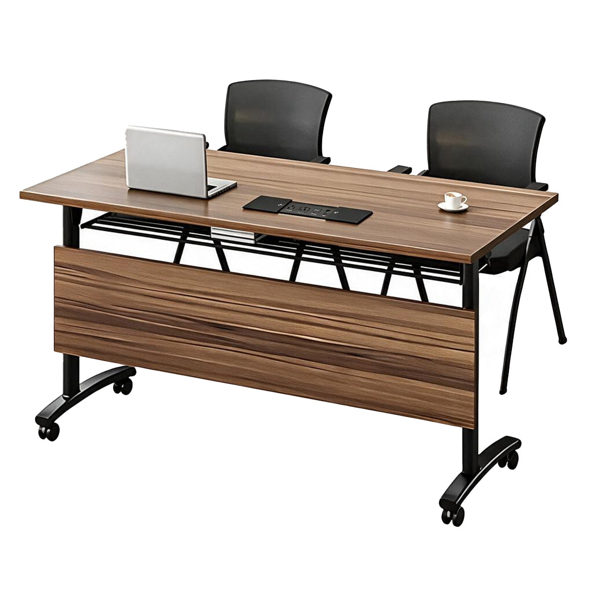 Conference Table 47–71 in Wide (4–6 ft) for 4 People with Ample Storage