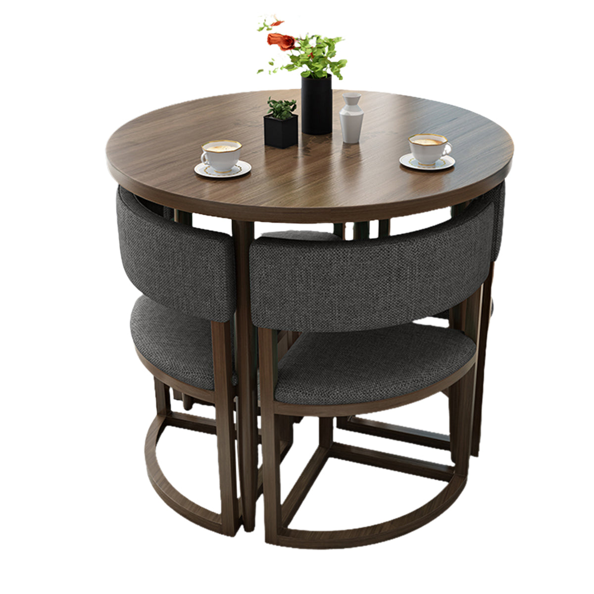 4-Seater Office Table and Chair Set