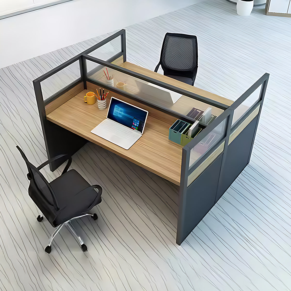 A Screen Office with Multiple Styles and Two Way Options