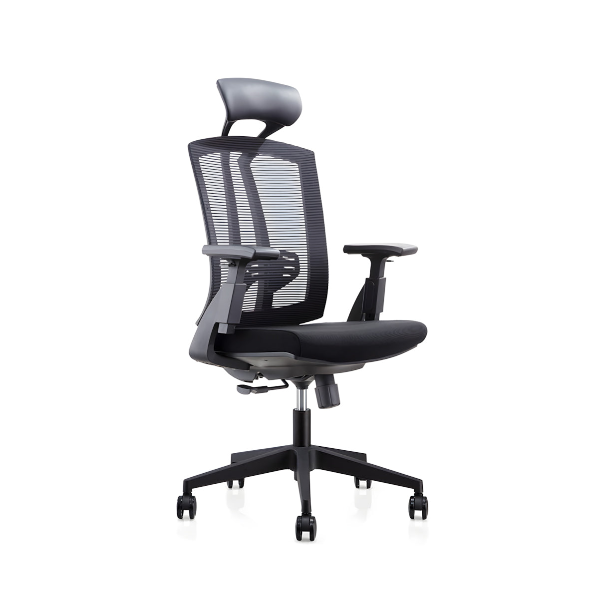 Executive Desk For Work Office Desk With side cabinet For PC With Vent Curtain Board with Wiring BOX