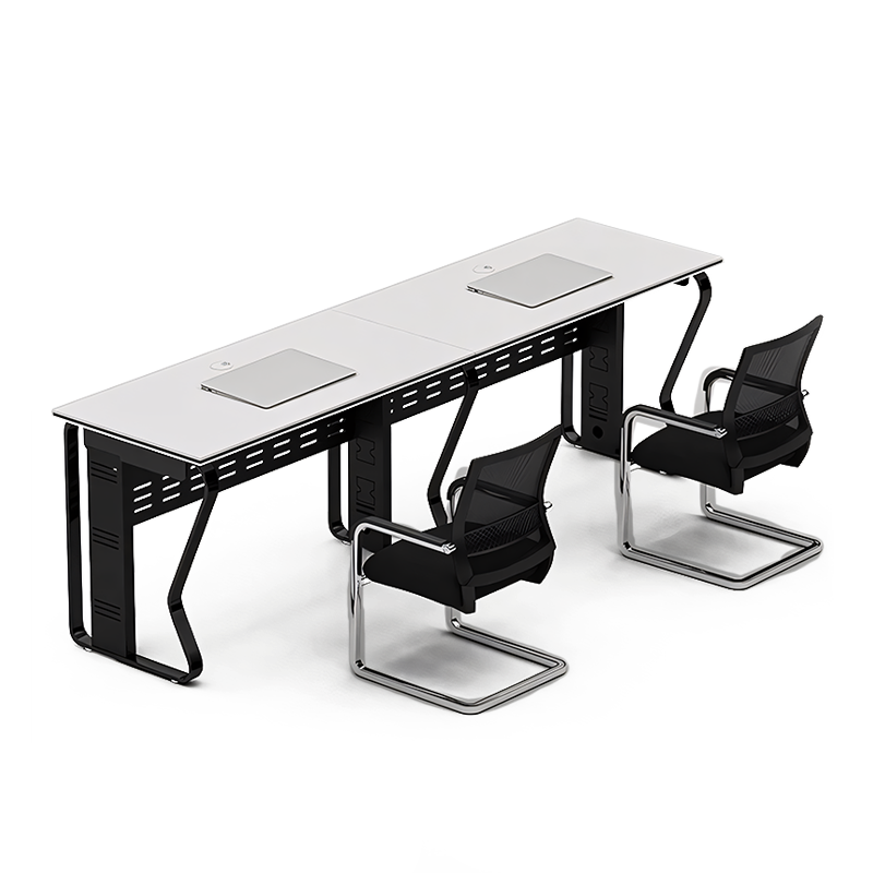 Modern Office Concept Computer Workstation Desk and Chair Combination