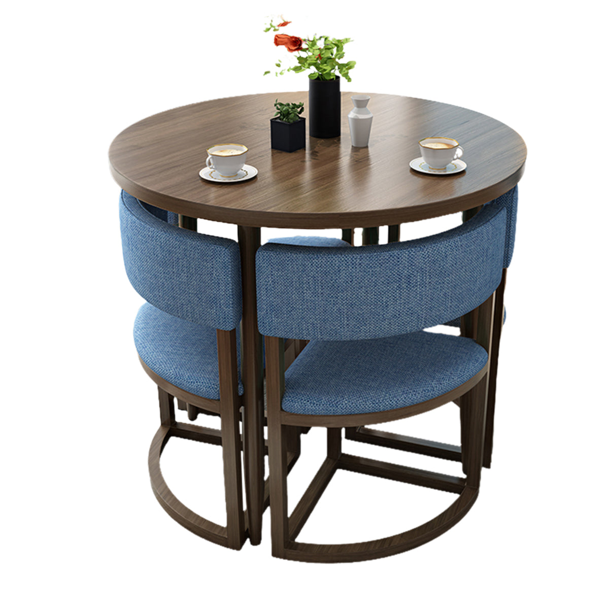 4-Seater Office Table and Chair Set