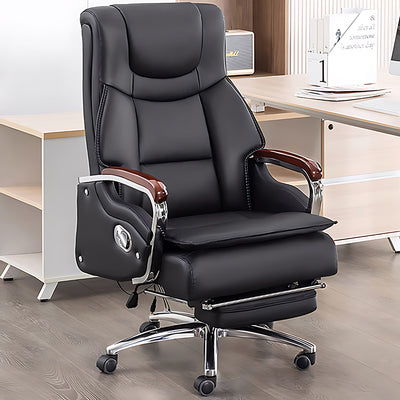 Luxurious and Stylish Multifunctional Leather Executive Office Chair （Sale Event）