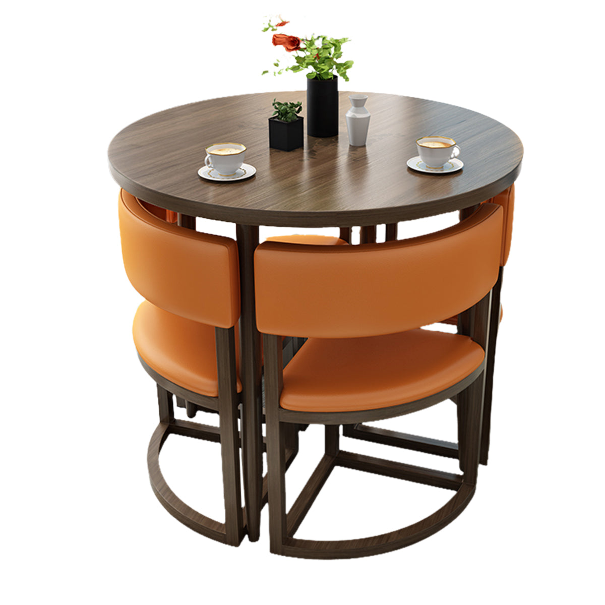 4-Seater Office Table and Chair Set