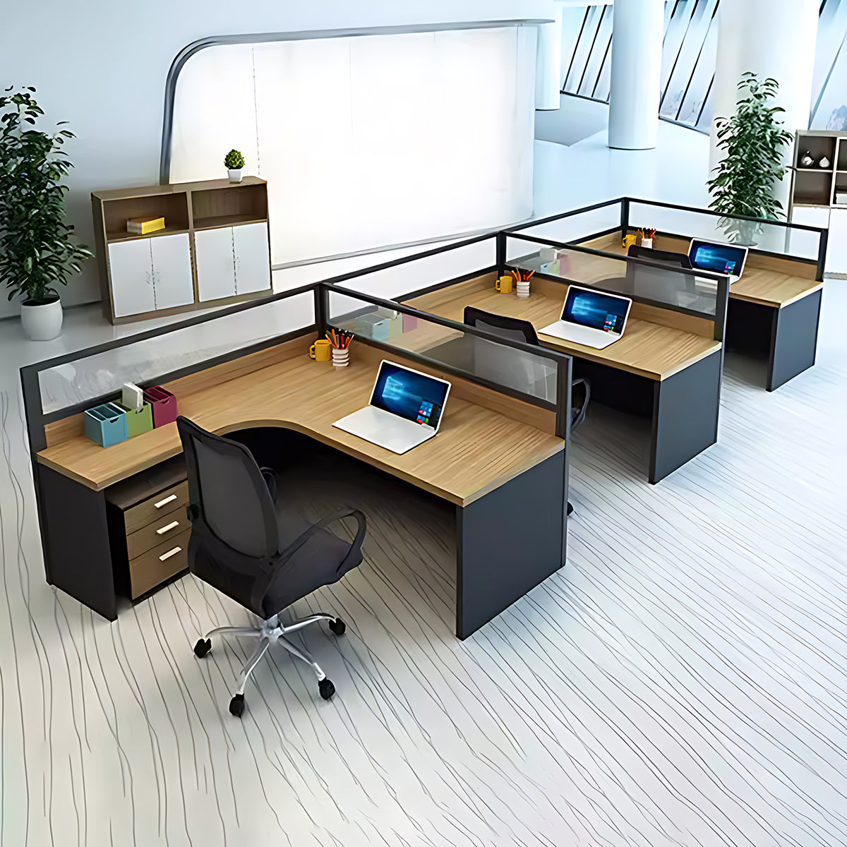 A Screen Office with Multiple Styles and Two Way Options