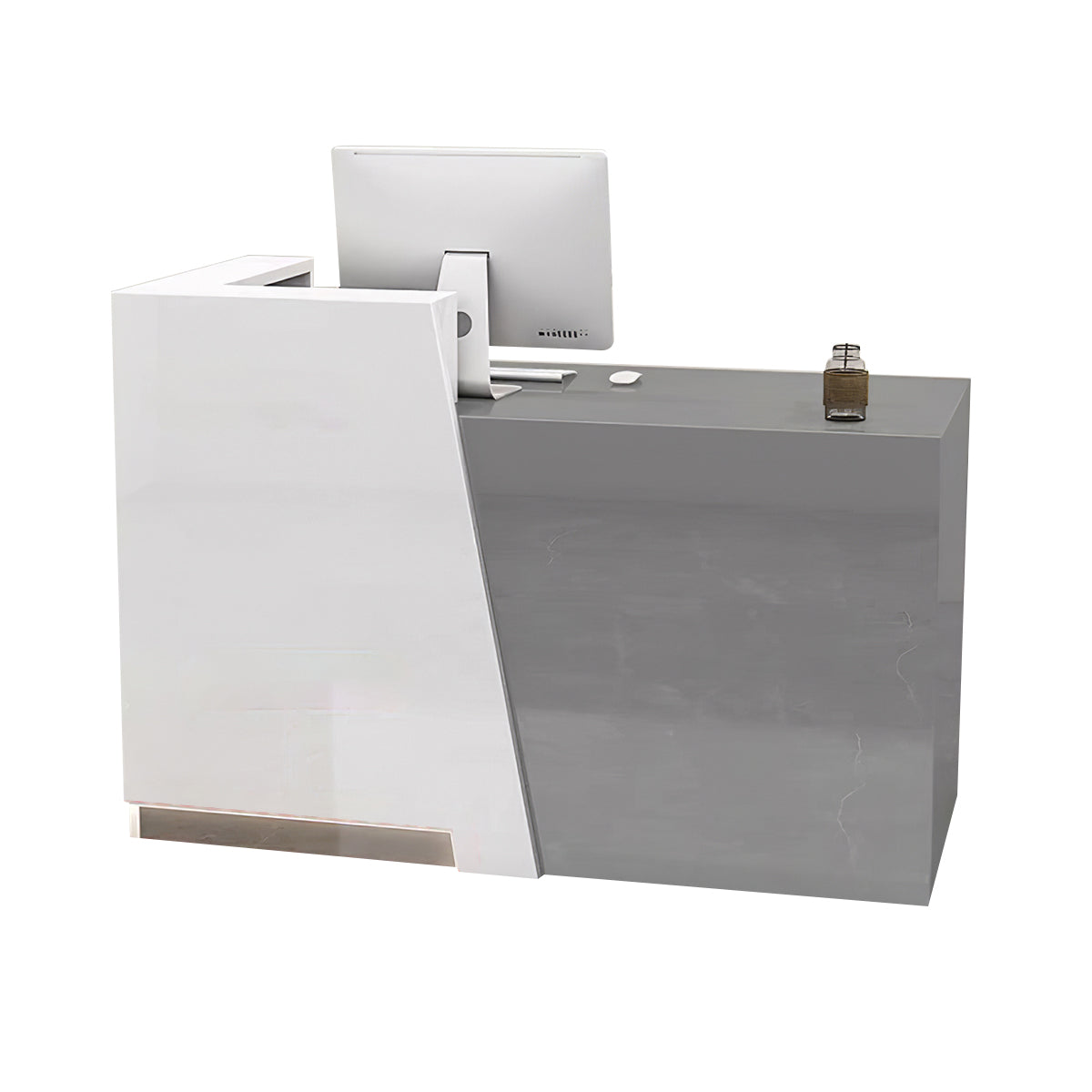 Minimalist Glossy Clothing Store Cashier Counter