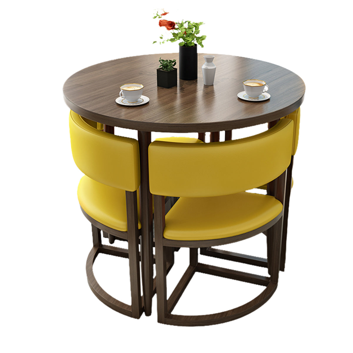 4-Seater Office Table and Chair Set