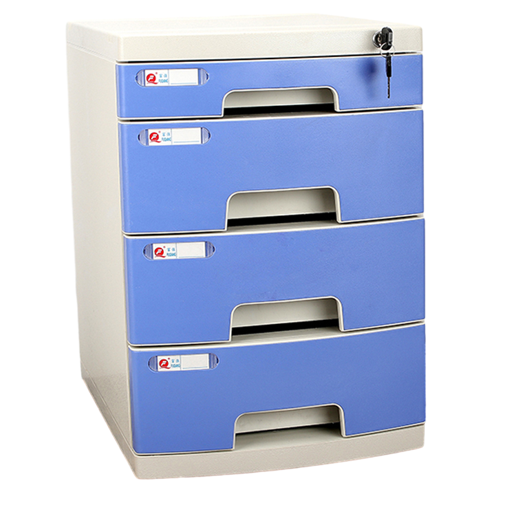 Lockable Desktop File Cabinet, Multi-layer Combination Cabinet