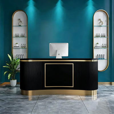Small Clothing Store Counter Simple Modern Curved Bar（Stock Items）
