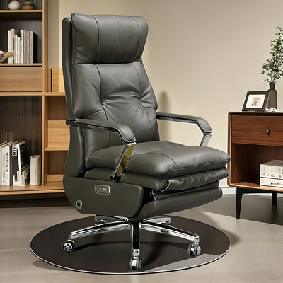 Reclining Rotatable Comfortable Leather Executive Chair（Stock Items）