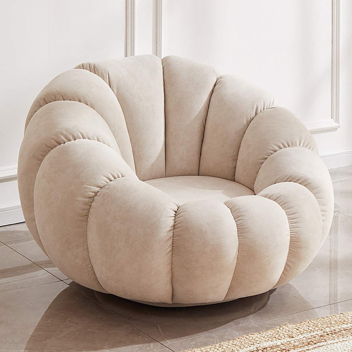 Modern Sofa with Curved, Loft & Solid Wood for Reception Area（Stock Items）