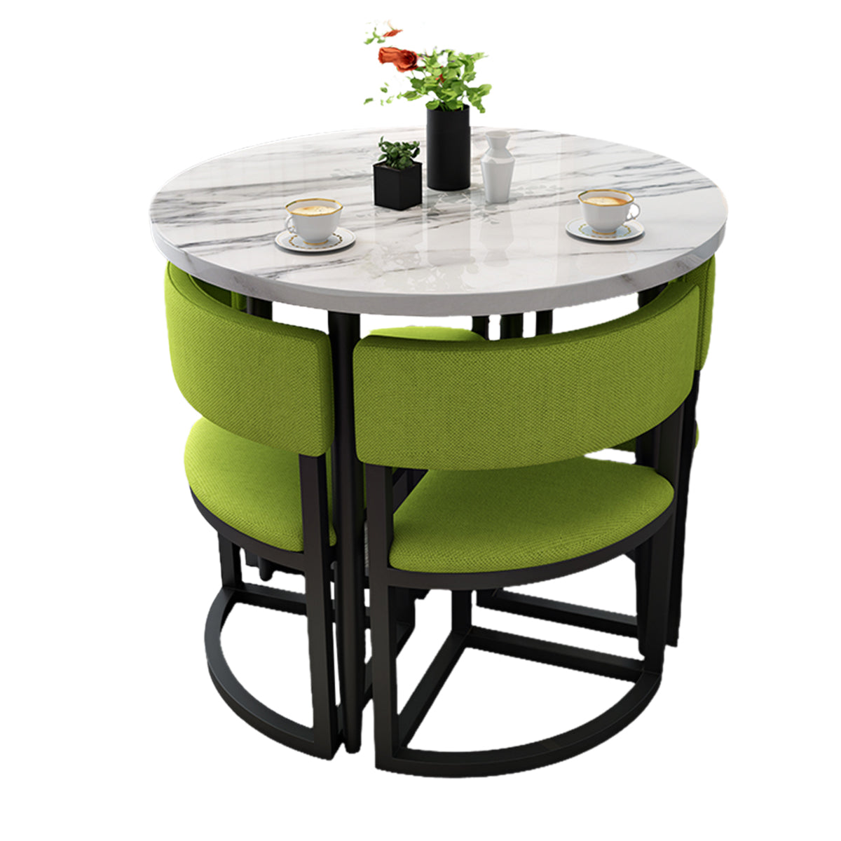 4-Seater Office Table and Chair Set