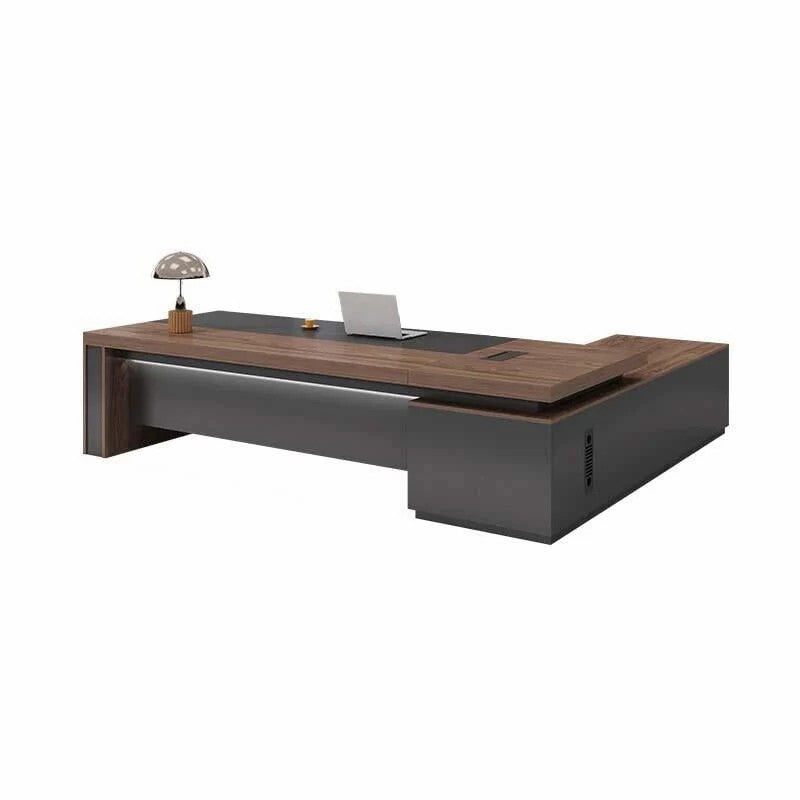 Desk with LED Strip Lighting for Executives(West Coast)