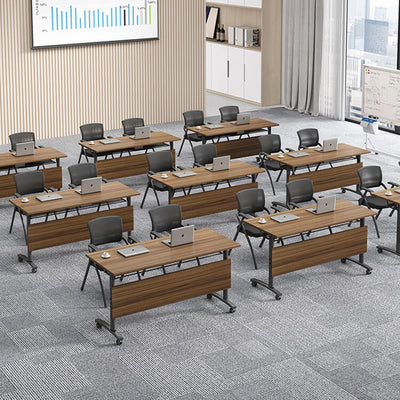 Movable splicing folding training tables chairs - Anzhap