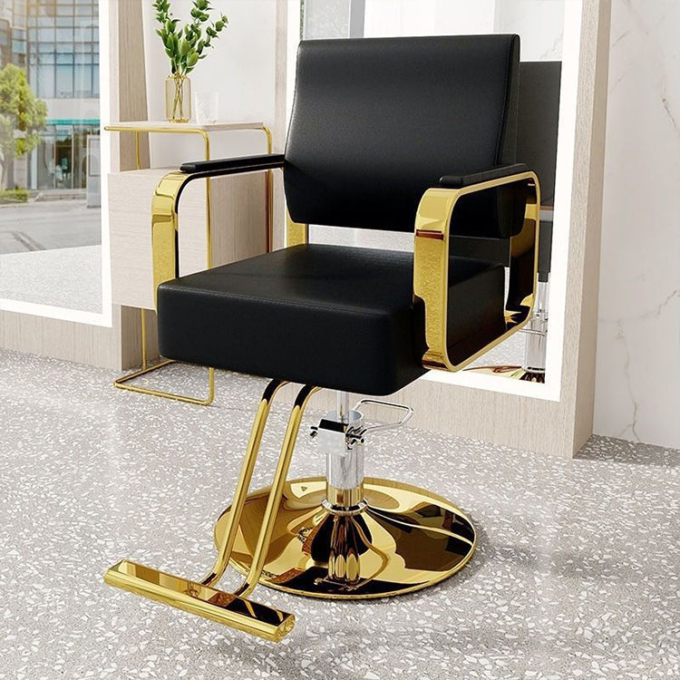 Hair Salon Stainless Steel Haircutting Chair