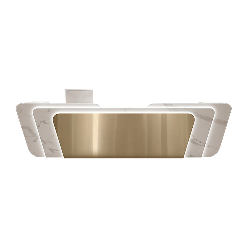 Curved Reception Desk 71-150 in Wide with LED Lighting, Stainless Steel & Lockable（Stock Items）