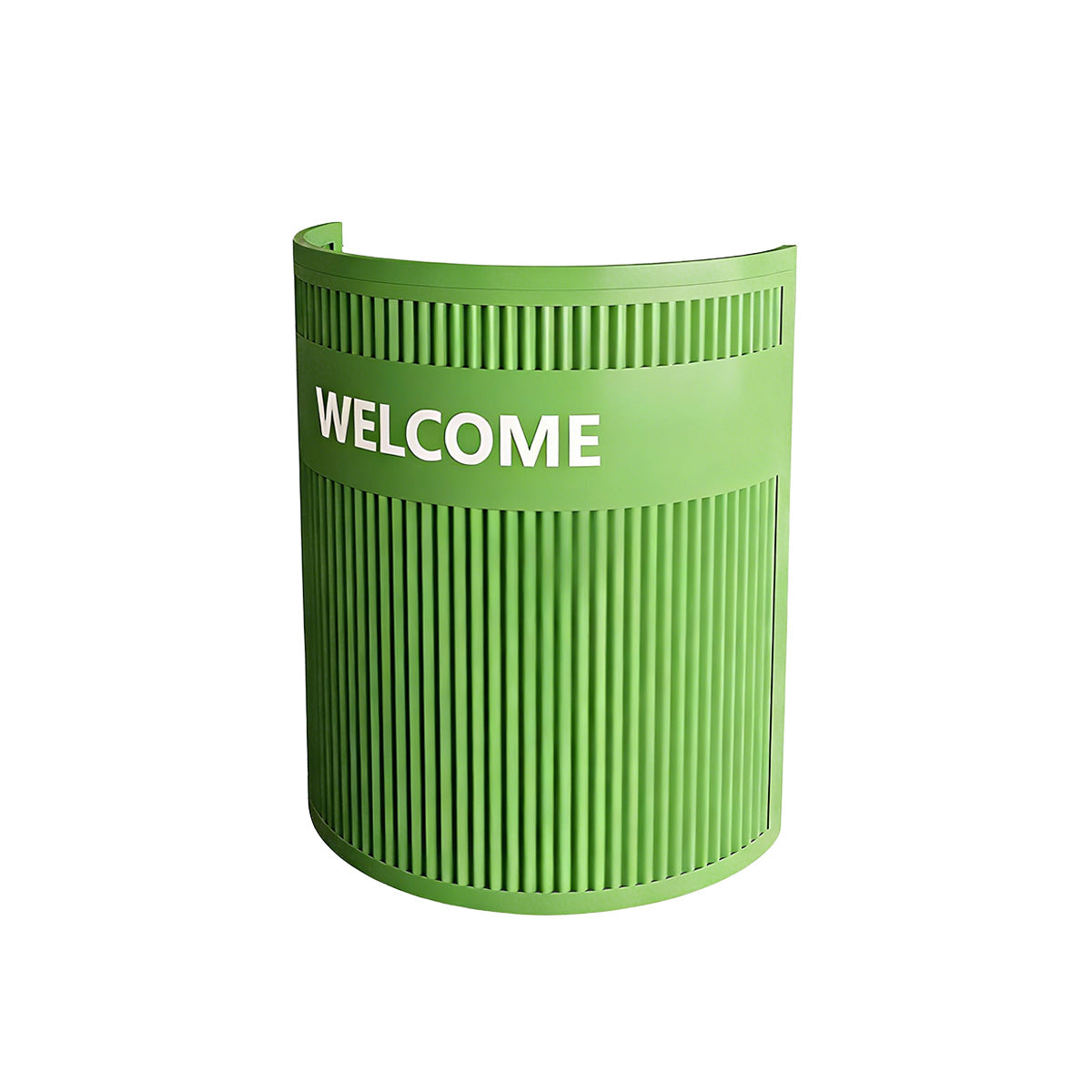 Elegant Curved Reception Desk for Offices, Restaurants & Retail Spaces