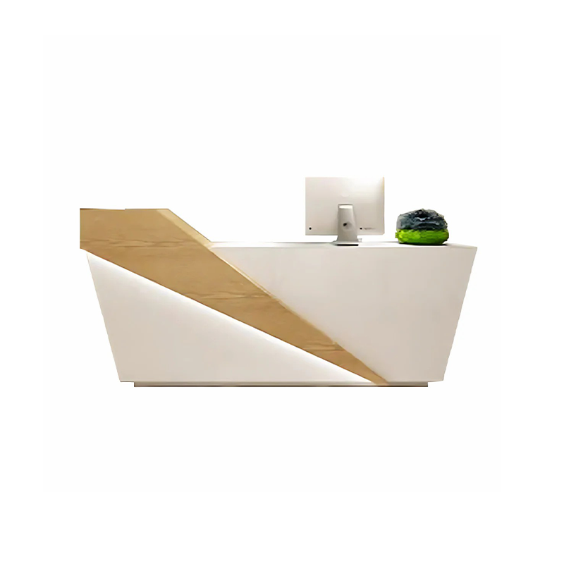 Sleek Beauty Modern Luxe Reception Desk for Salons and Boutiques