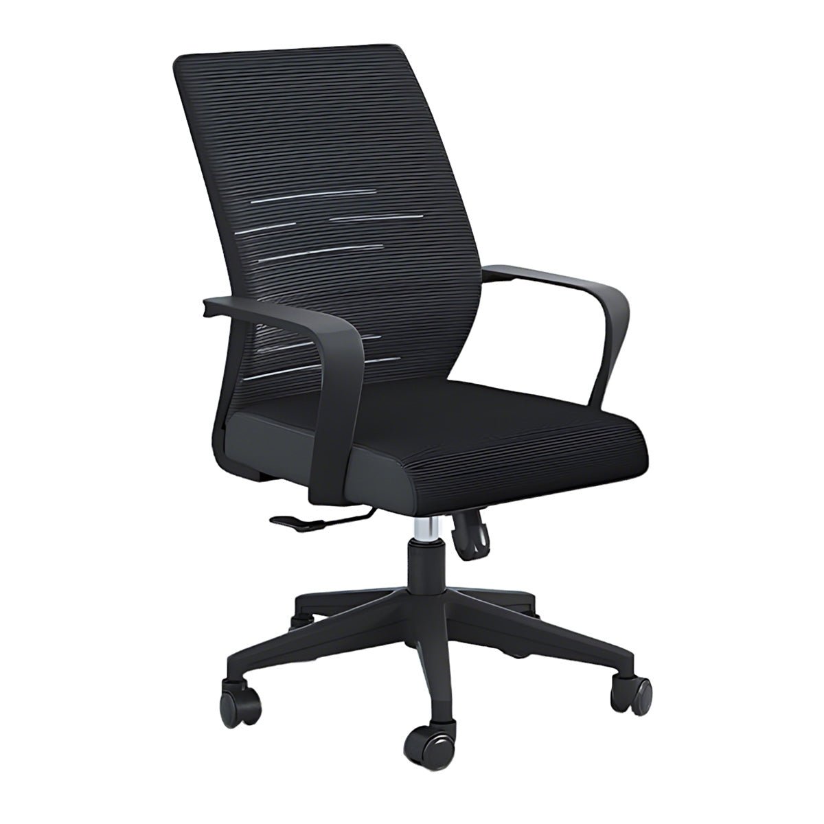 Minimalist Office Chair with Adjustable Height, Recline & Breathable Mesh Back