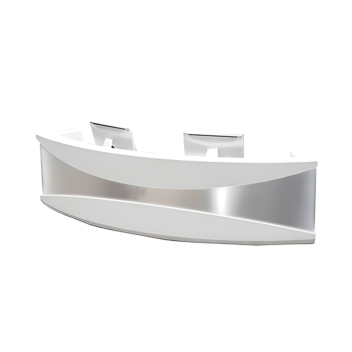 Modern Minimalist Stainless Steel Light Luxury Reception Desk