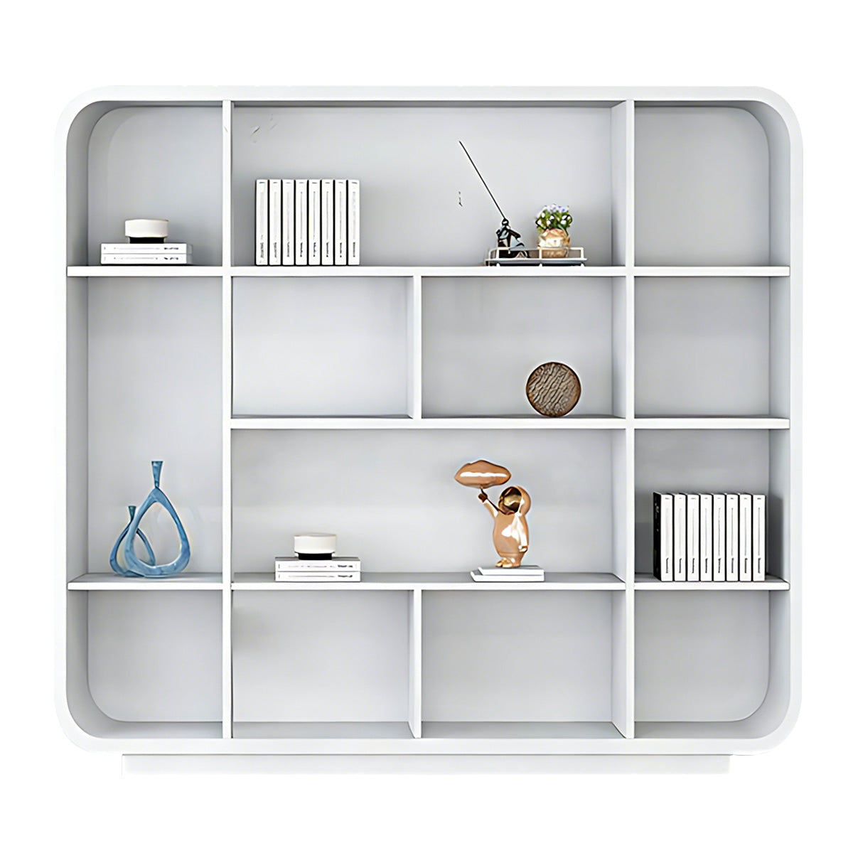 Office Storage Cabinet with Multiple Compartments and Sturdy Base