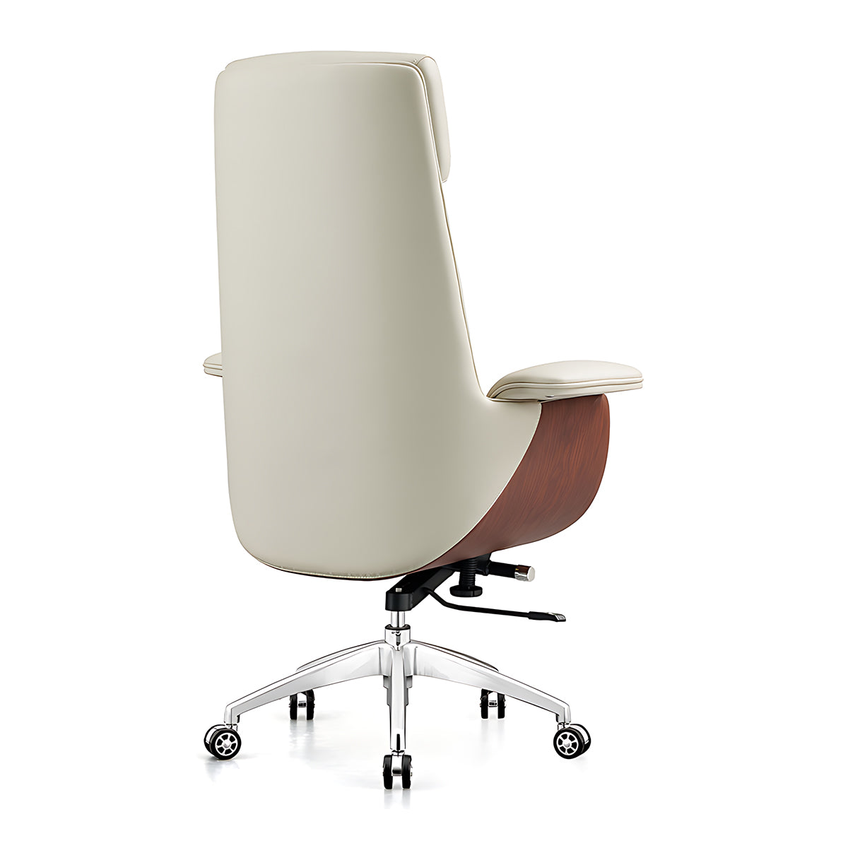 Premium Executive Office Chair Top-Grain Leather Ergonomic Adjustable Height