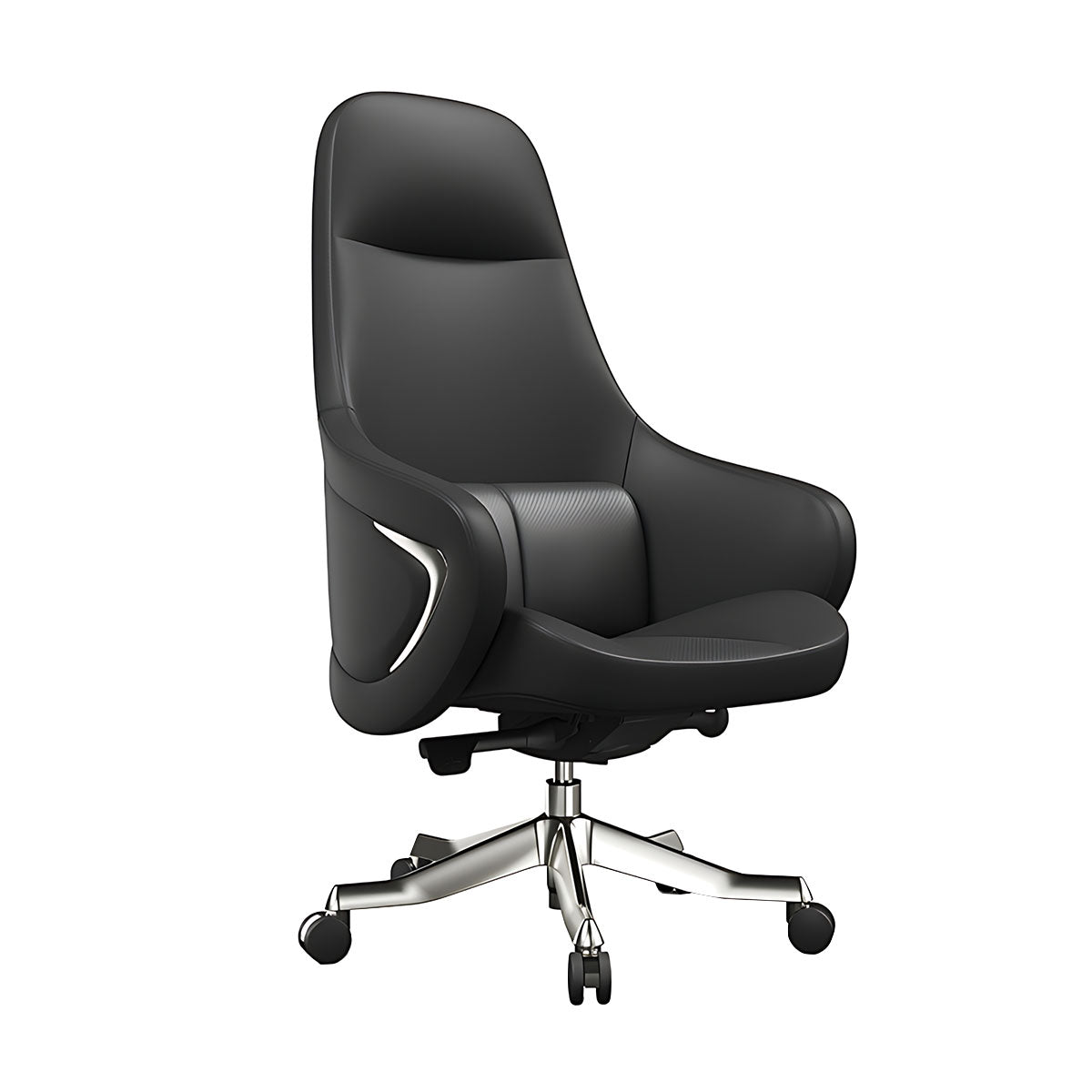 Stylish Office Chair with Headrest and Height Adjustment for Home & Office