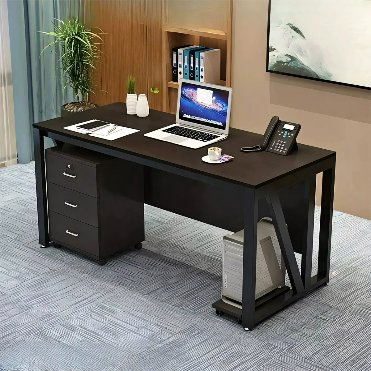 Executive Office Desktop Computer Desk Simple and Modern