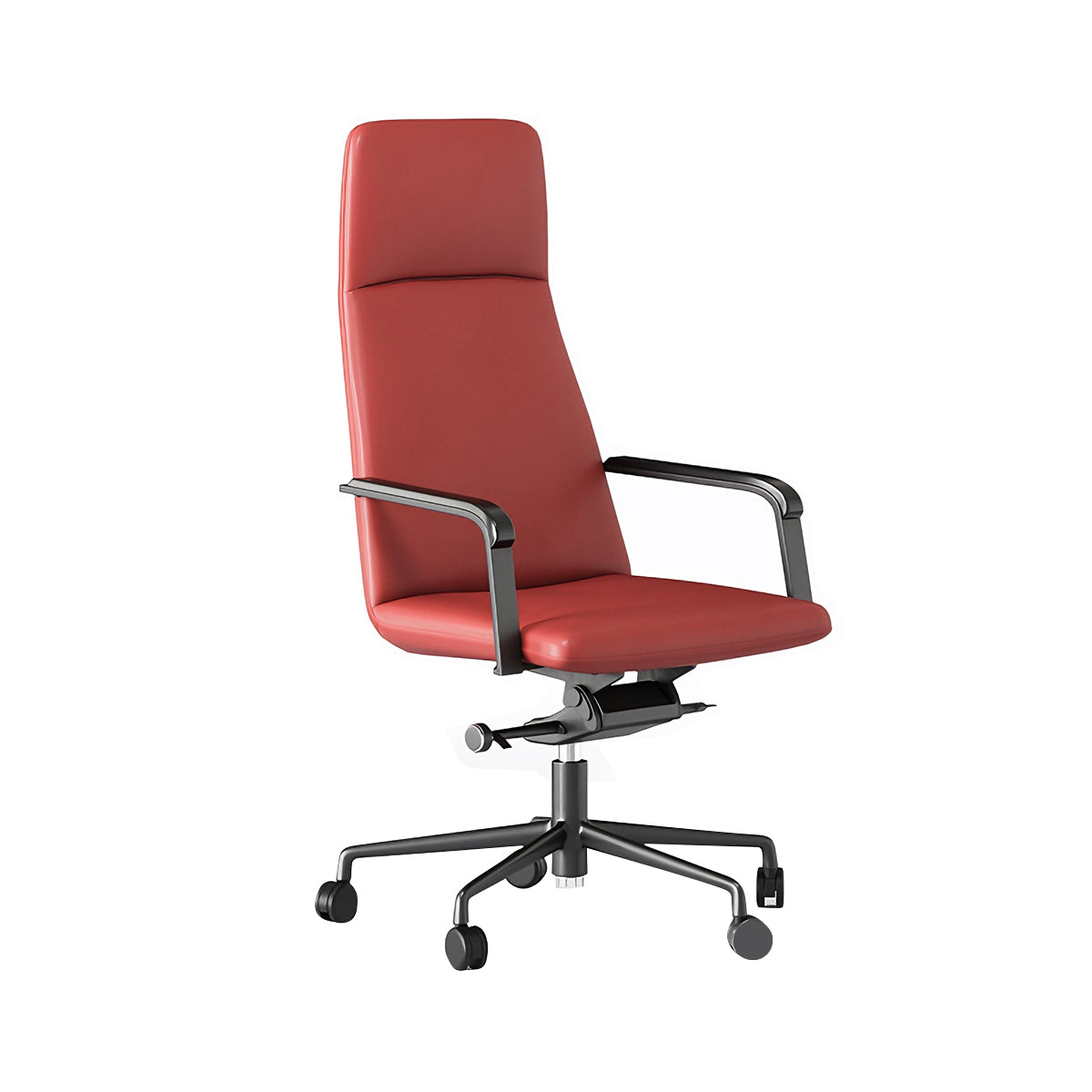 Reclining Office Chair with Lumbar Support for Home Office and Workspaces