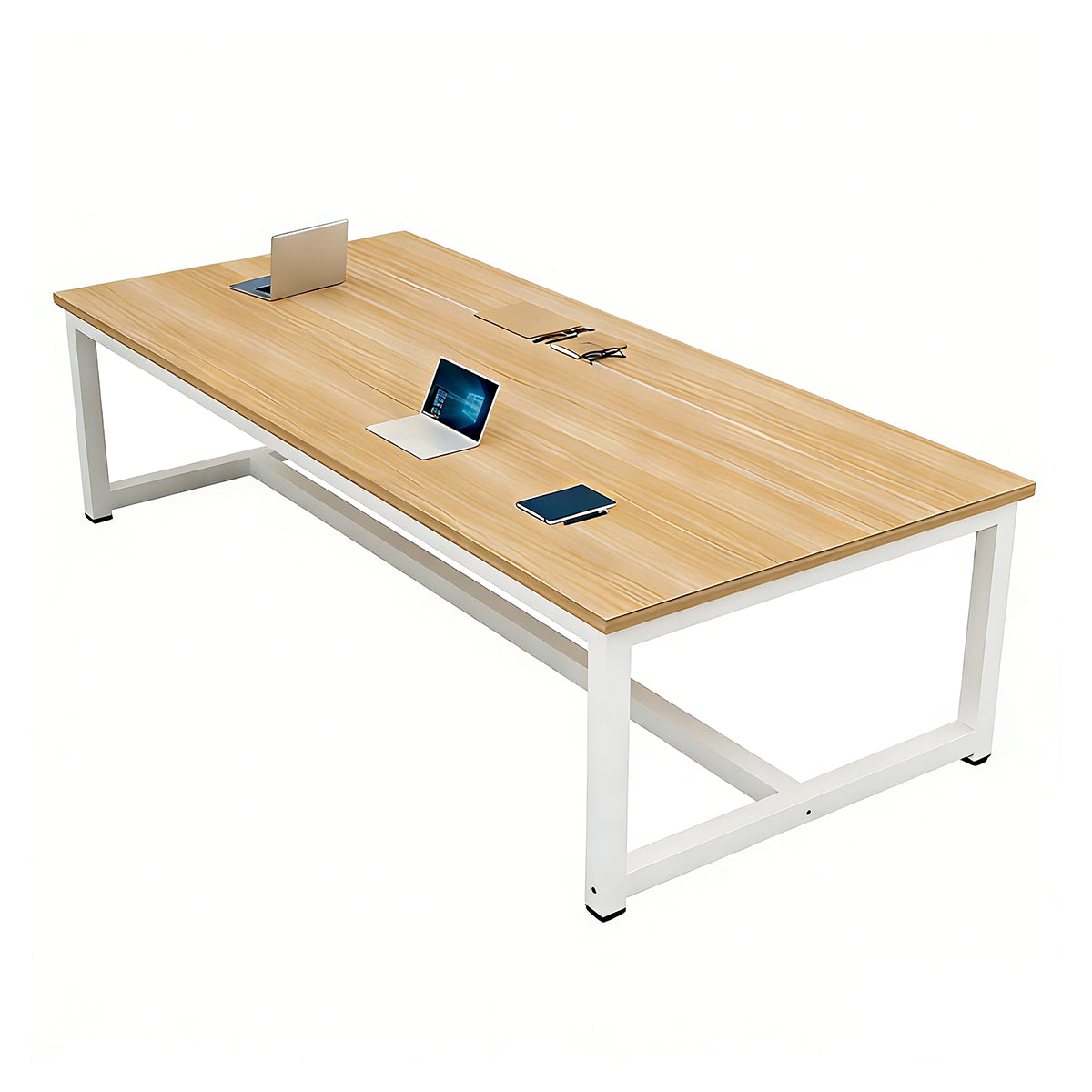 Solid Wood Rectangular Conference Table Office Desk