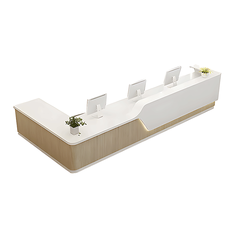 Company Reception Desk Reception Desk Corner Cashier Desk Hospital Guide Desk