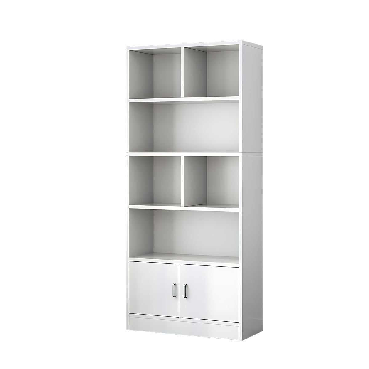 Minimalist Wooden Floor-Standing Bookshelf with Open Storage