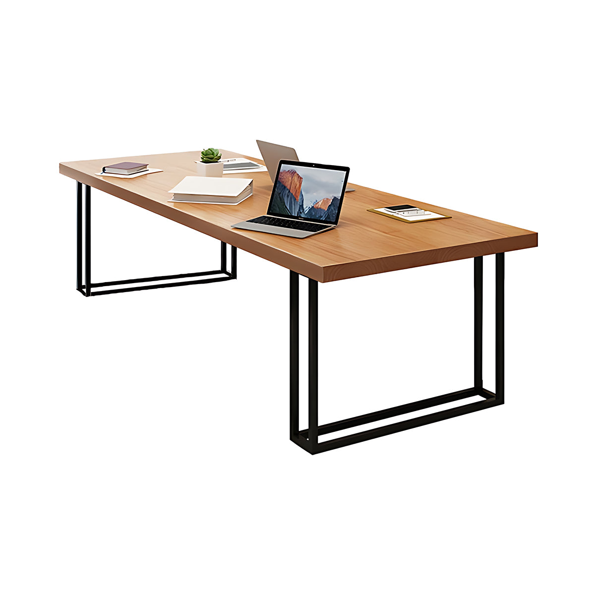 Industrial Style Solid Wood Conference Table