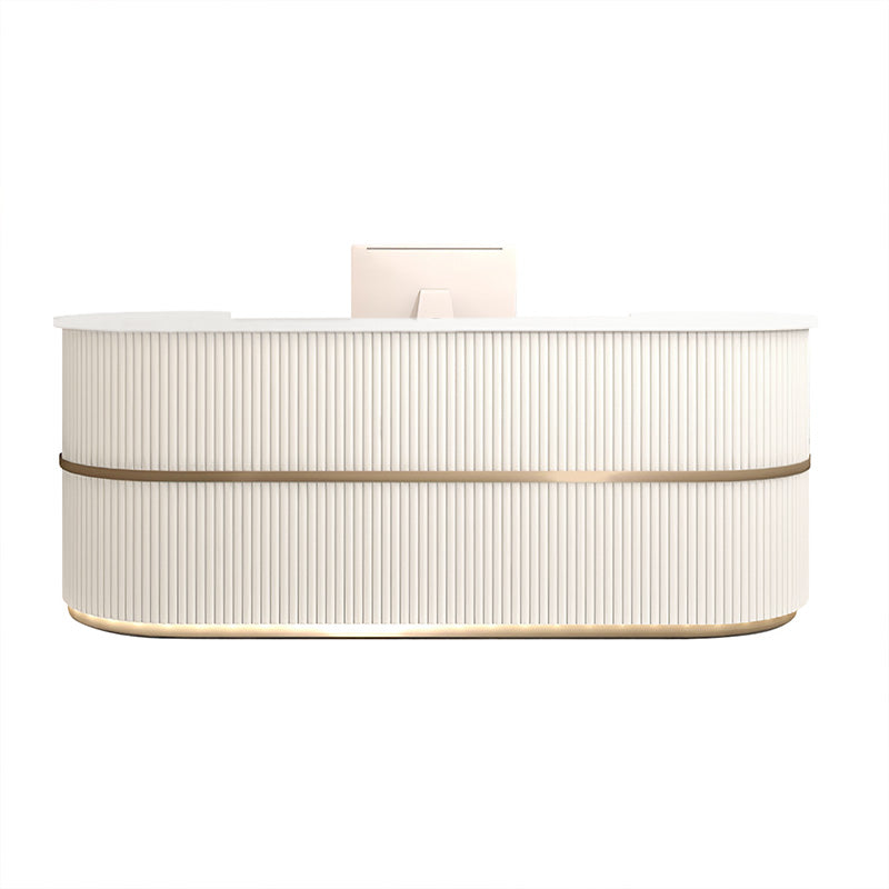 Clothing Store Women's Curved Reception Front Desk
