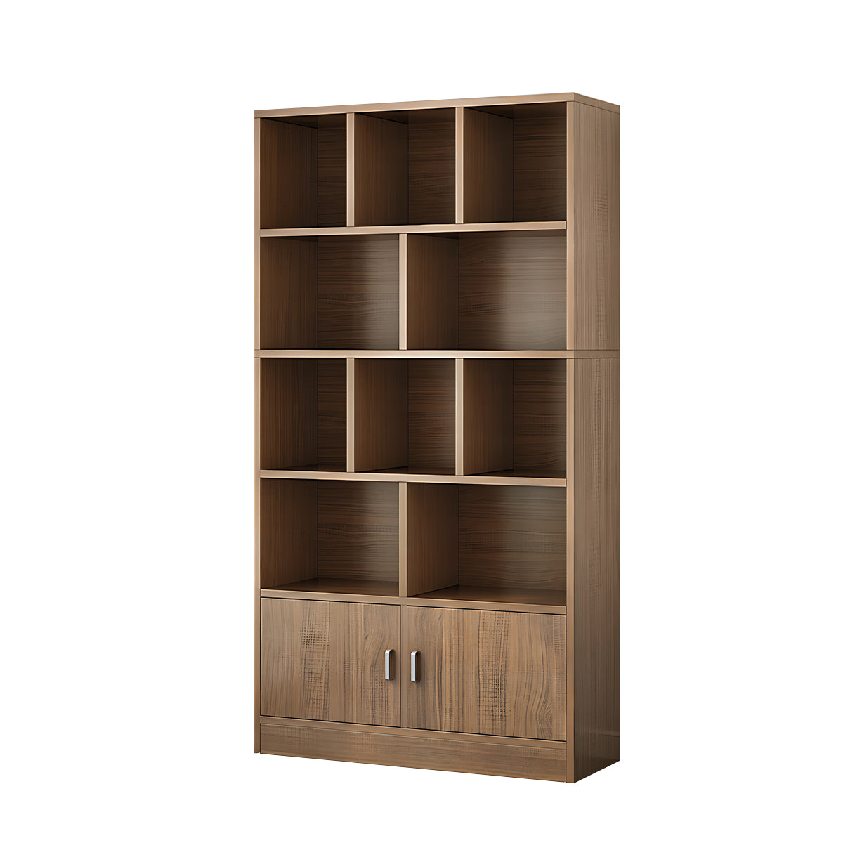 Minimalist Wooden Floor-Standing Bookshelf with Open Storage