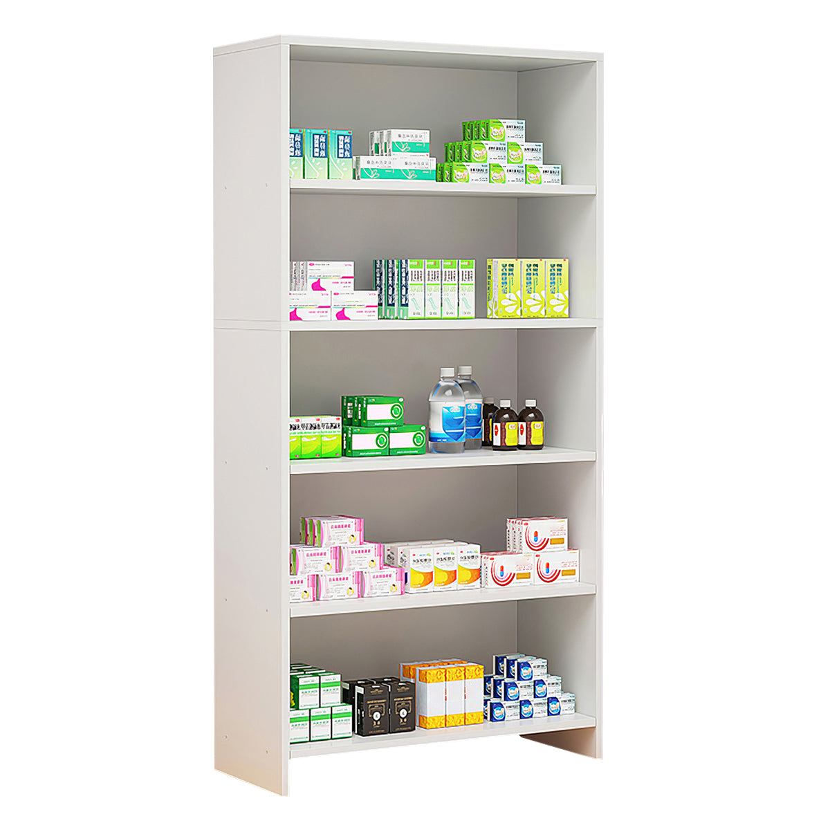 Minimalist and Practical Storage Cabinet with Moisture-Resistant Base Design