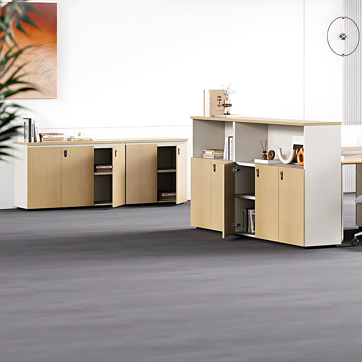 Practical Storage Cabinet with Lock – Home & Professional Use