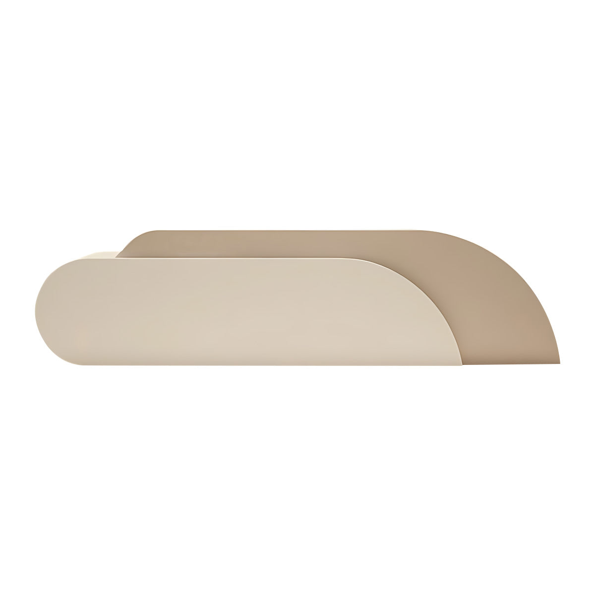 Curved Reception Desk 39-177 in Wide with Lockable Drawers, Transaction Counter & for Salon & Spa