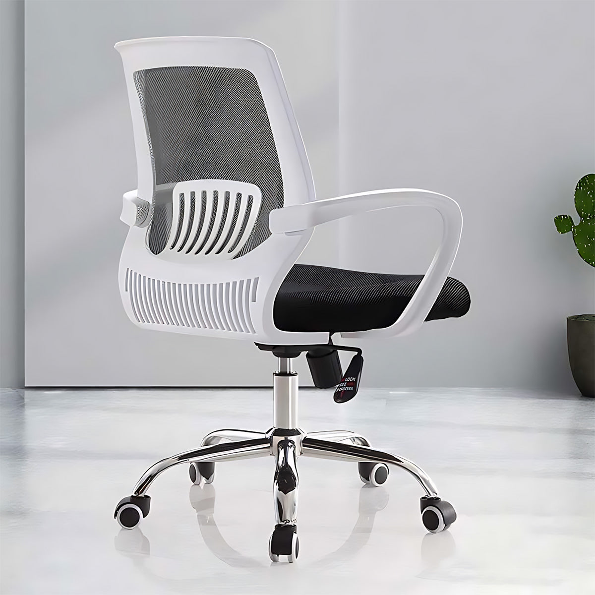 Ergonomic Mesh Office Chair with Lumbar Support and Adjustable Height