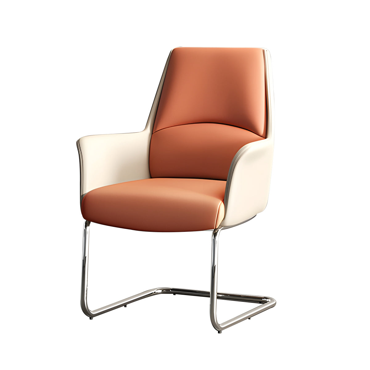 Modern Conference Table with Integrated Power Box and Wide Desktop