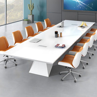 Modern Luxury Rectangular Conference Table for Offices and Boardrooms