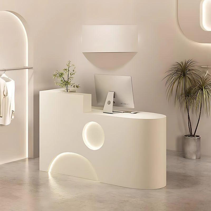 Minimalist Modern Small Reception Desk