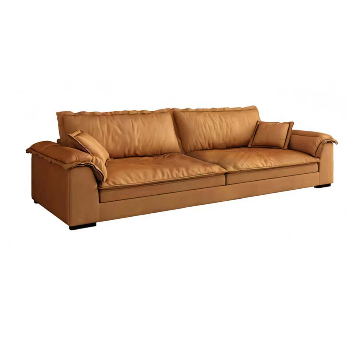 Mordern L-Shape Sectional Sofas with Round Armrests