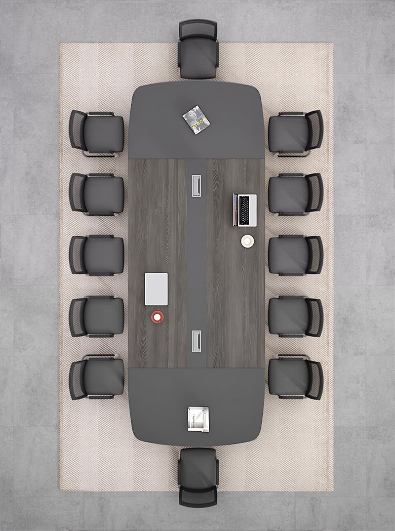 Conference Table with Socket Holes