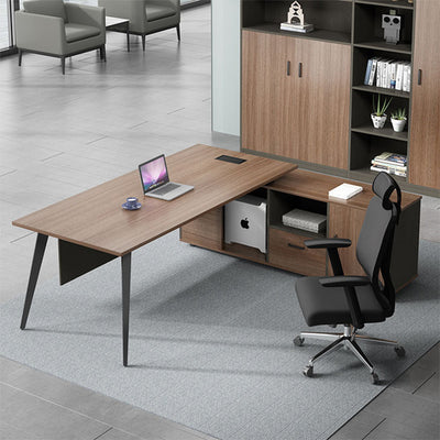 Panel Steel-Wood Manager Desk Executive Computer Table